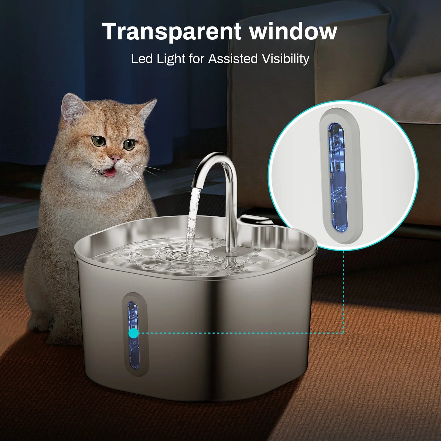 Whiskerly® - Automatic Pet Water Fountain
